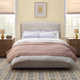 Allis Upholstered Wingback Bed