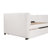 Twin Size Upholstered Daybed With Ergonomic Design Backrest And Trundle