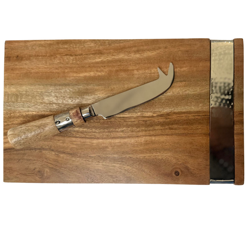 Wood Cheese Board & Spreader