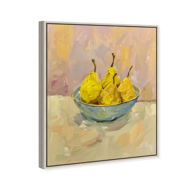 Guava Sunshine Bounty Canvas Food & Beverages Print by Oliver Gal, Black Frame, 16 x 20, Silver Frame, 46"H x 37"W