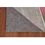 Tapis turc rose en laine à motif géométrique anatolien noué à la main 1 x 3