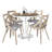 4 - Person Pedestal Dining Set-98546990-98546984-98546983