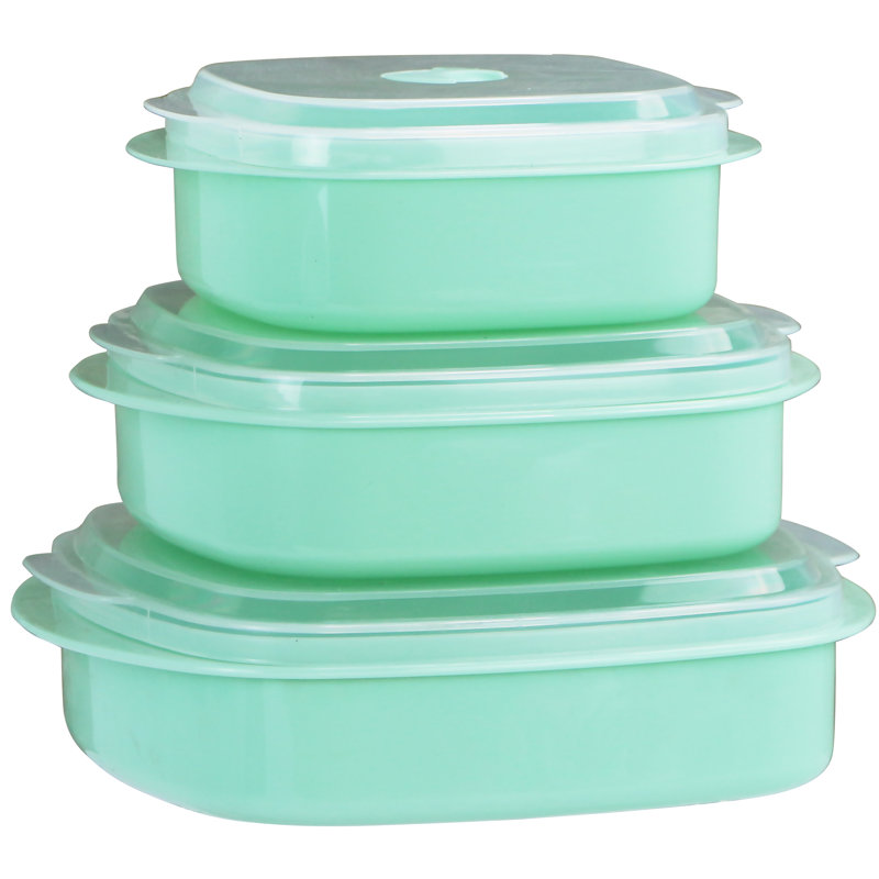 Ensemble de 3 contenants alimentaires Argelis, Écume de mer