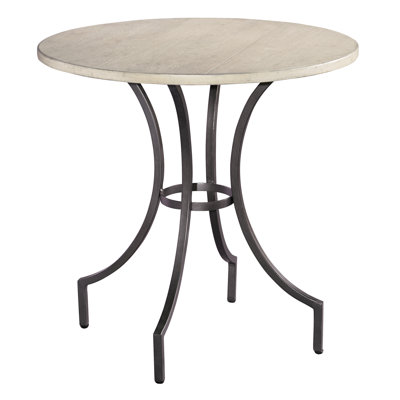 Homestead Iron Round Lamp End Table