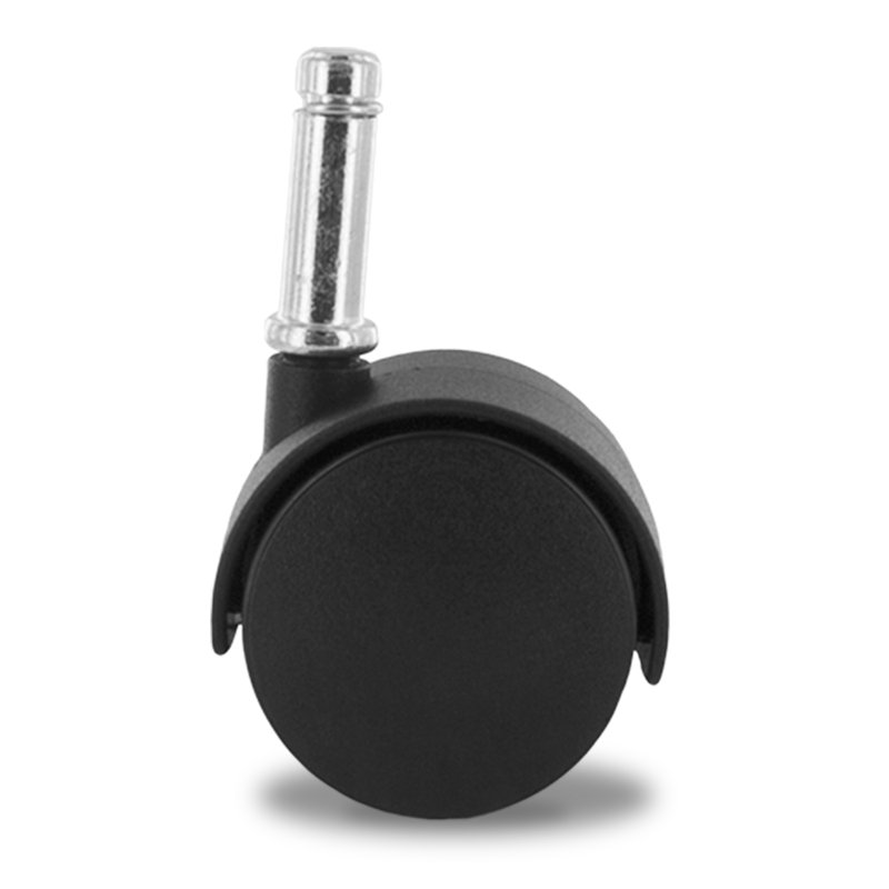 2 po Roulettes pivotantes en nylon noir avec roulettes Samson