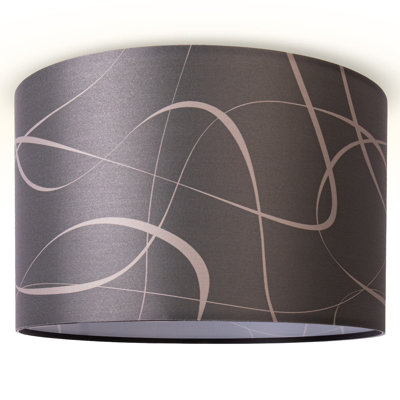 Aalon Fabric Flush Ceiling Light