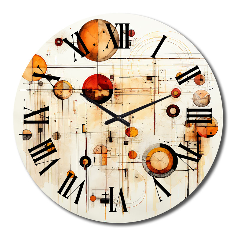 Horloge murale en métal, Grand