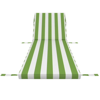 Outdoor Chaise Cushion With Sunbrella Fabric