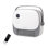 1500-Watt 12.3 In. Electric Wall Mount / Freestanding Ceramic PTC Space Heater With Handle