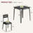 Dining Table for 2, Small Table and Chairs Set of 2, Square Dinette Set for 2, Dinner Table Set, 3 Piece Kitchen & Dining Room Sets for Small Space,(Dining Table with 2 Chairs)-310141905