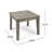 Outdoor Wood Side Table