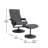 Casey-Jane Contemporary Multi-Position Padded Recliner with Ottoman-1923662761