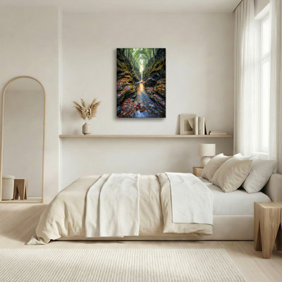Ensemble de 1 tableau sur toile « Ruisseau forestier »