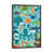 Toile avec cadre gris