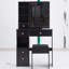 Petit meuble-lavabo 29,2 po avec tabouret de bureau et tabouret