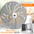 Nutrichef Food Processor Masher Blade Disc - Replacement Parts For Nutrichef Multifunction Food Processor Model Number: Ncfp8-100146906