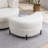 Kavonta Upholstered Slipcovered Swivel Barrel Chair with Ottoman-81831073