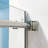 56-60"W X 75"H Semi-Frame Single Sliding Shower Door, 304 Stainless Steel, 5/16" (8Mm) Thick SGCC Tempered Clear Glass.-113931079