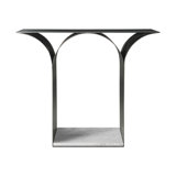 Luca Steel Top End Table