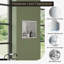 Niche de douche encastrée moderne en acier inoxydable - 3 niveaux 12 x 12 pouces - Étagère murale imperméable et antirouille - Installation facile sans carreaux - Blanc, avec pente de drainage-130772337
