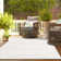 Bruss Gray Indoor/Outdoor Modern Rug