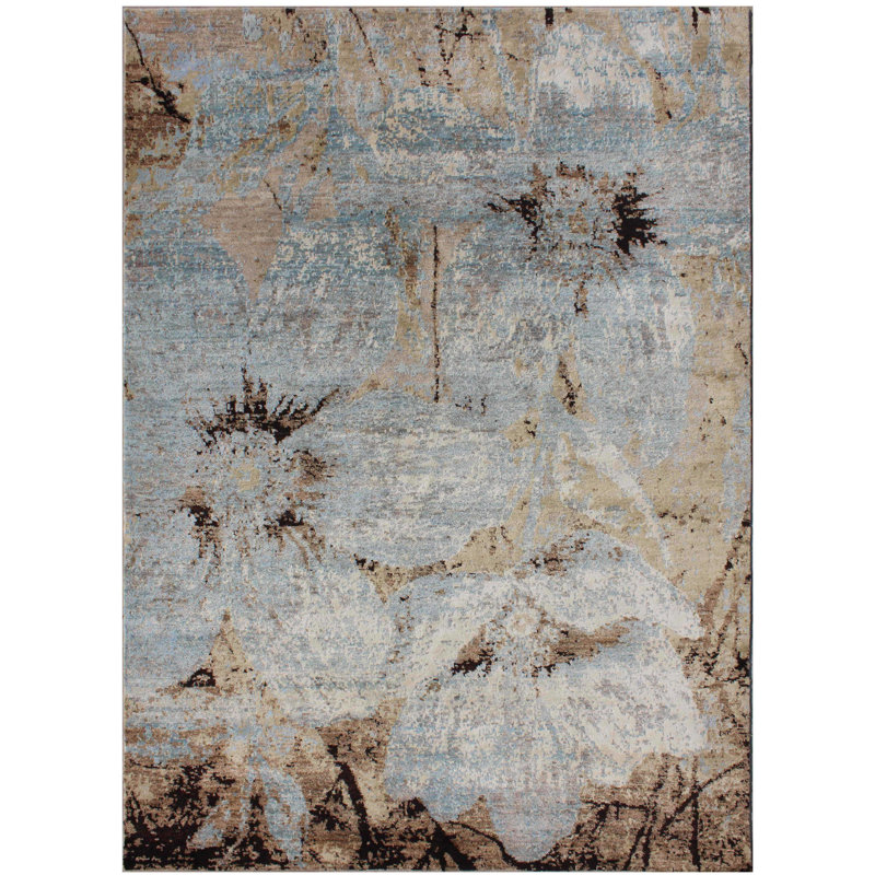 Rectangle 154 cm x 215 cm Geometric Hand Knotted Area Rug