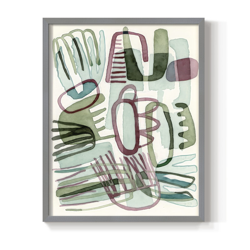 «Sea Abstract III», H 30 po x l 24 po, Gris