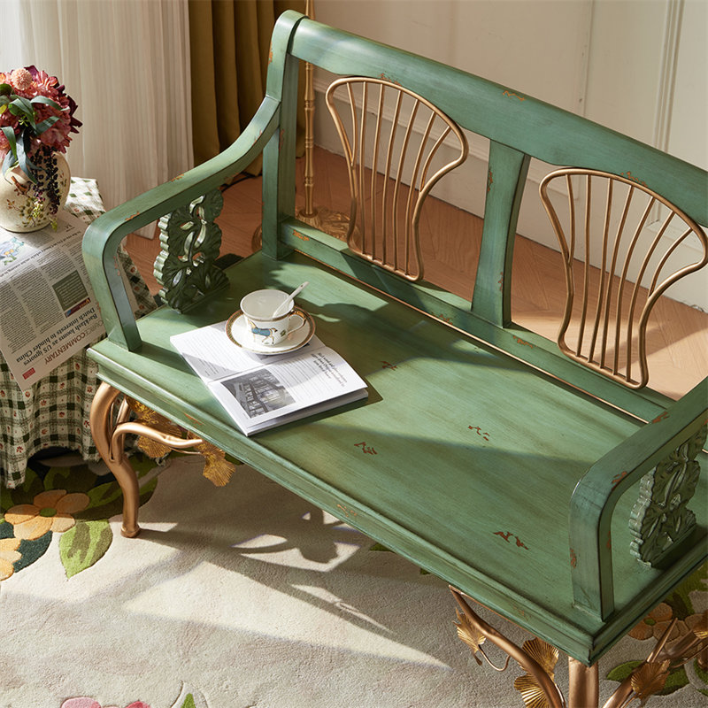 Banc vert American Retro