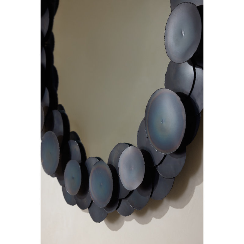 Kensey Round Iron Mirror