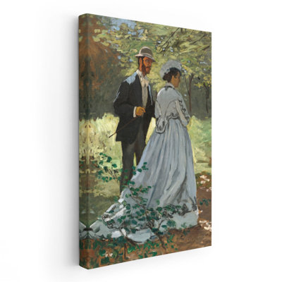 Bazille et Camille, 1865, reproduction d'art sur toile