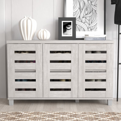 Millan 16 Pair Shoe Storage Cabinet