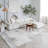Rug Abstract Indoor Area Rug, Cream Gray.-760432440