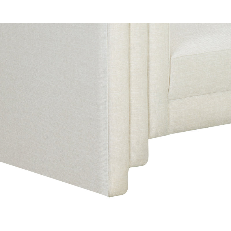KIRA ARMCHAIR - MEG GOLD, Cream Polyester