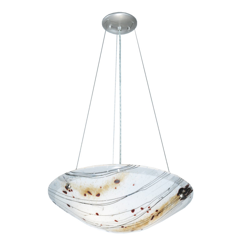 Luminaire suspendu pour bol 2 lumières unique