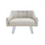 Chaise de salle à manger rembourrée en cuir moderne avec dossier capitonné à losanges - confortable et élégante pour la salle à manger, le bureau et le café (ensemble de 2)-528667148-528667144-528667150