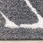 Tapis gris / blanc à motif de treillis de ton intérieur / ton 5 pi x 8 pi (5 pi 3 po x 7 pi 7 po) Branch Modern-1298996353