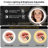 Wall Mounted 8" LED Makeup Mirror With Magnification, 3 Alexusia Led Lights Makeup Mirror-1256548592