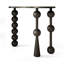 Console noire en bois massif-133963339