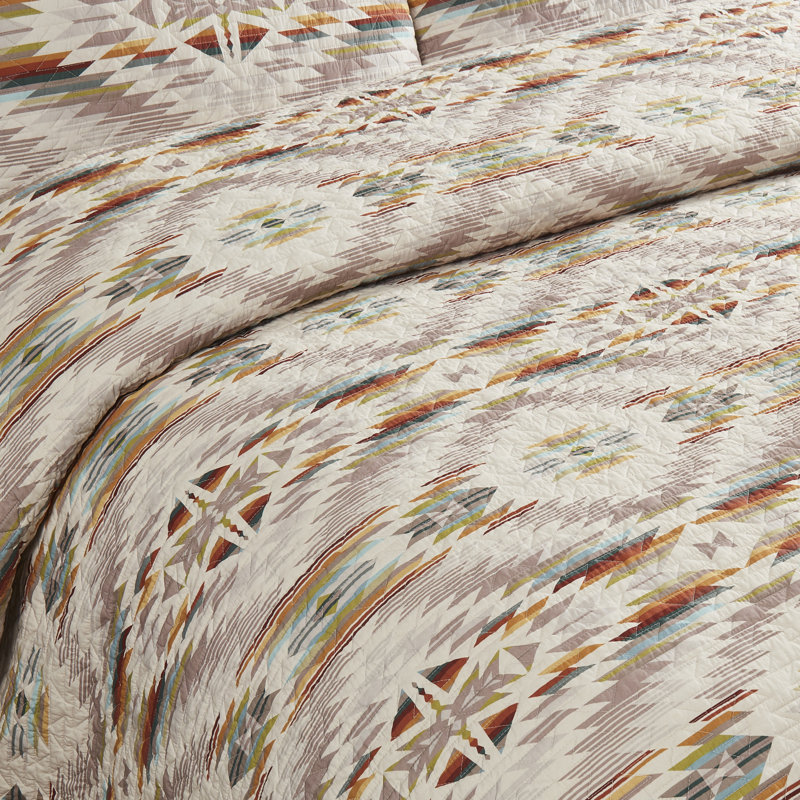 Summerland Coverlet Set  Tan King, King Coverlet/Bedspread + 2 Shams