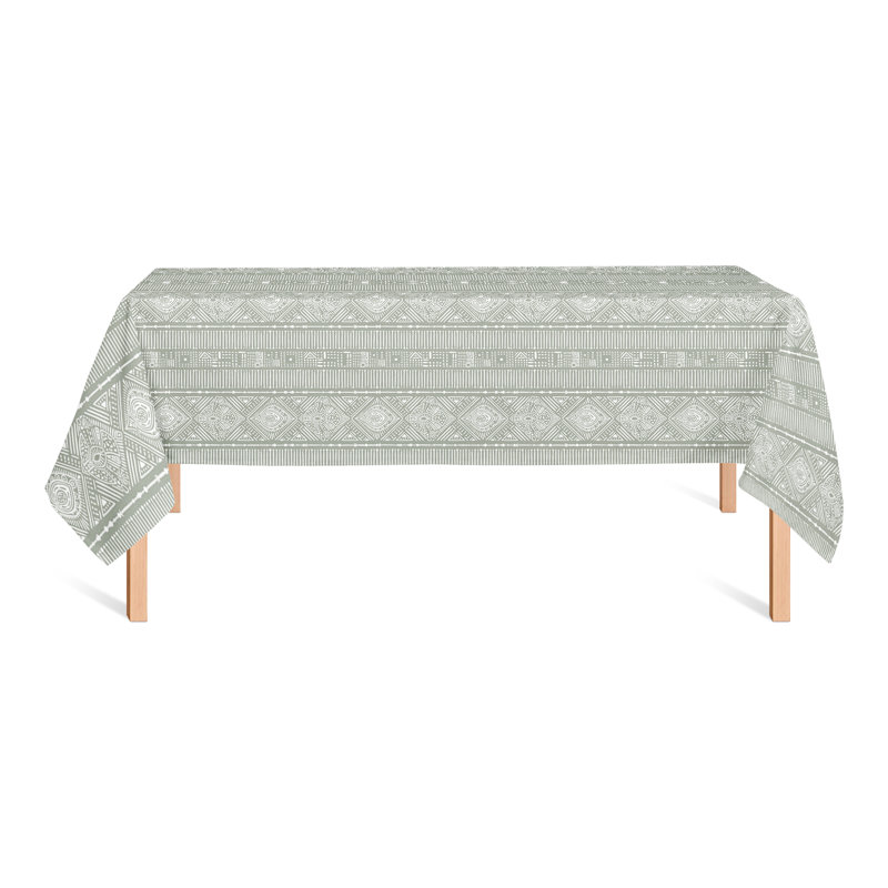 Nappe géométrique, Vert