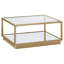 Ensemble de tables basses 2 pièces Rose Brass