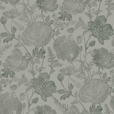 Poppies Self-Adhesive Wallpaper Roll
