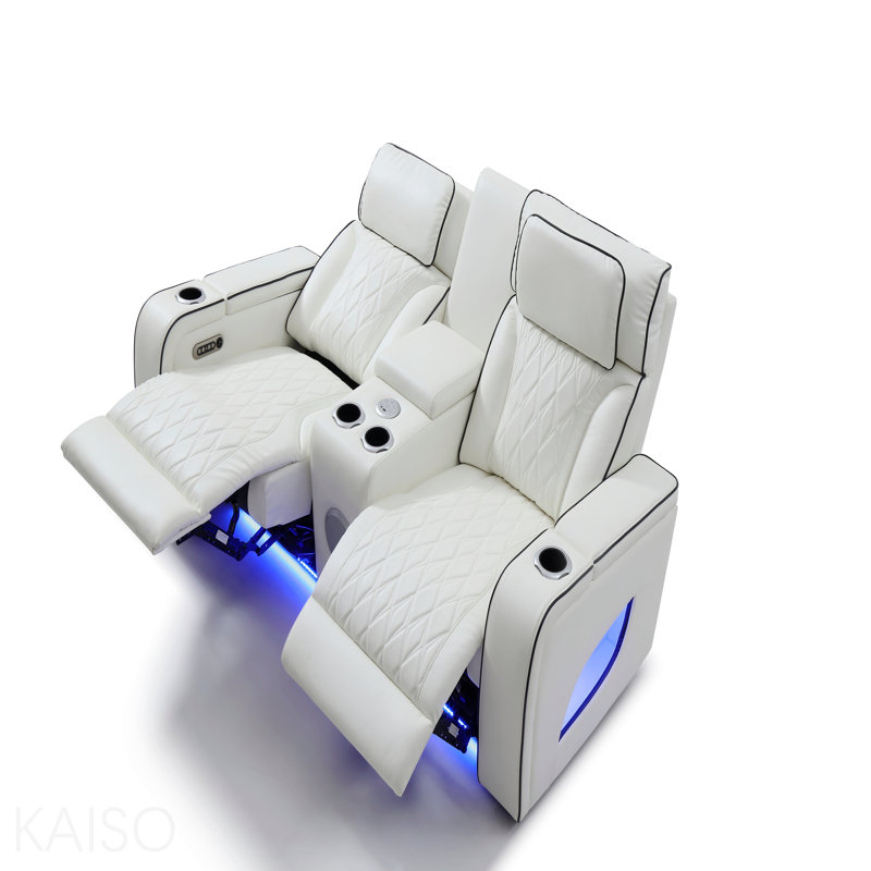 Causeuse inclinable, blanc, Blanc