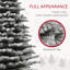 Arbre de Noël enneigé 6,5 pi avec 400 lumières DEL et 990 pointes
