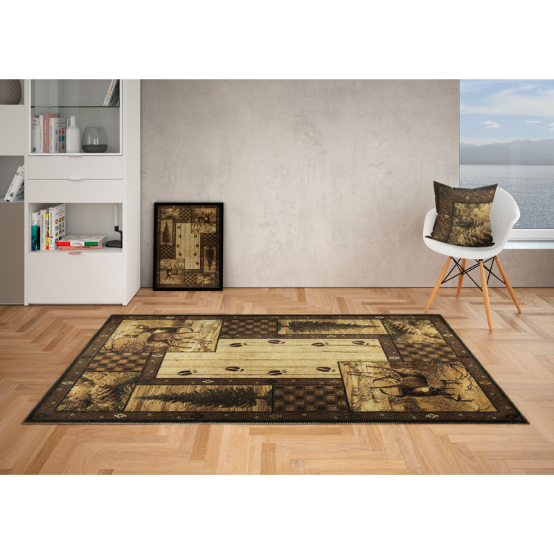 Tapis lavable à la machine Niverville, Rectangle 7 pi 10 po x 10 pi