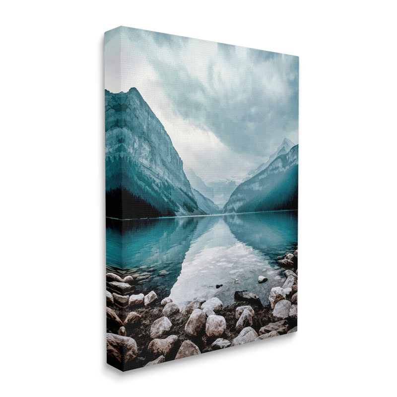 «Blue Mountain Peaks» à couper le souffle, Blue Mountain Peaks par Alpenglow Workshop - photographie, L 36 po x H 48 po