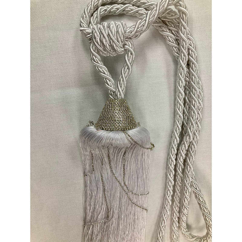 Embrasse de rideaux en rayonne / viscose Sisodiya