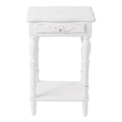 COLONIAL CARVED SIDE TABLE by Ophelia & Co.