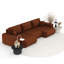 Six-seater panoramic sofa-855007375