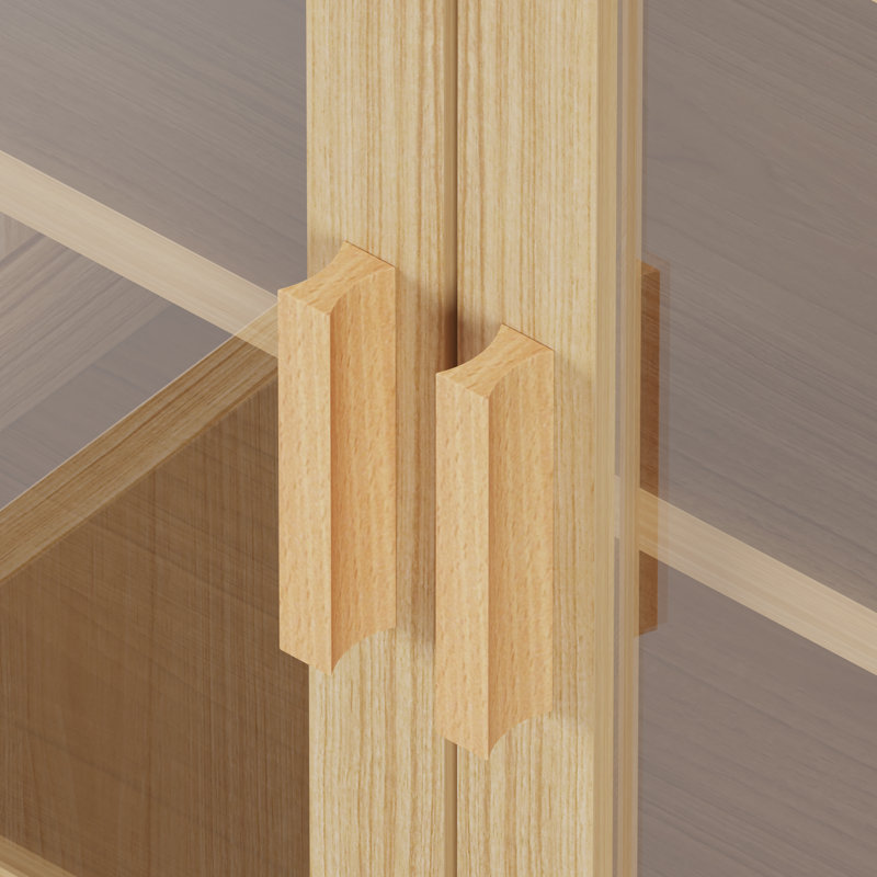 Armoire de rangement 66,9 po H 4 po 6 portes Romainville